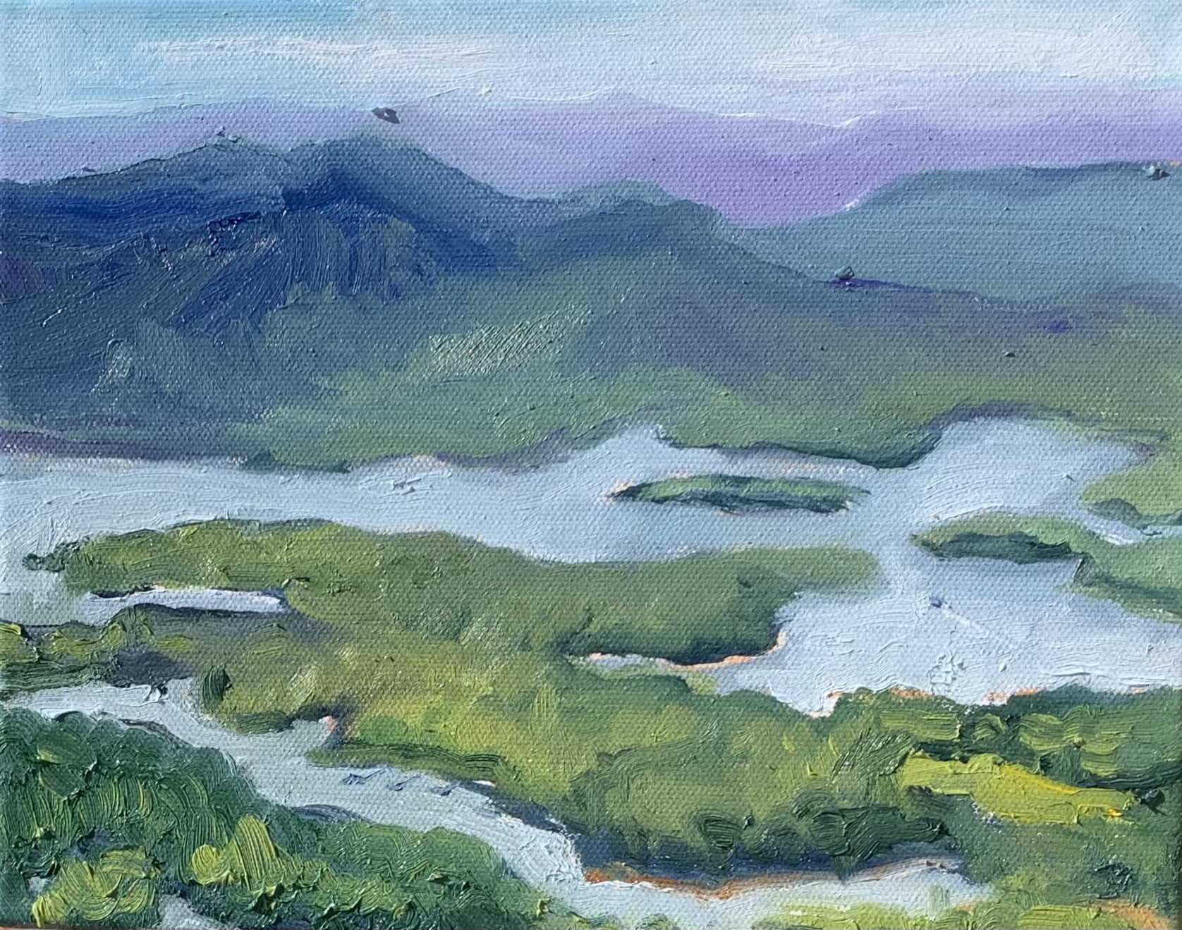 View of Hiawassee, GA from Bell Mountain – May 2025